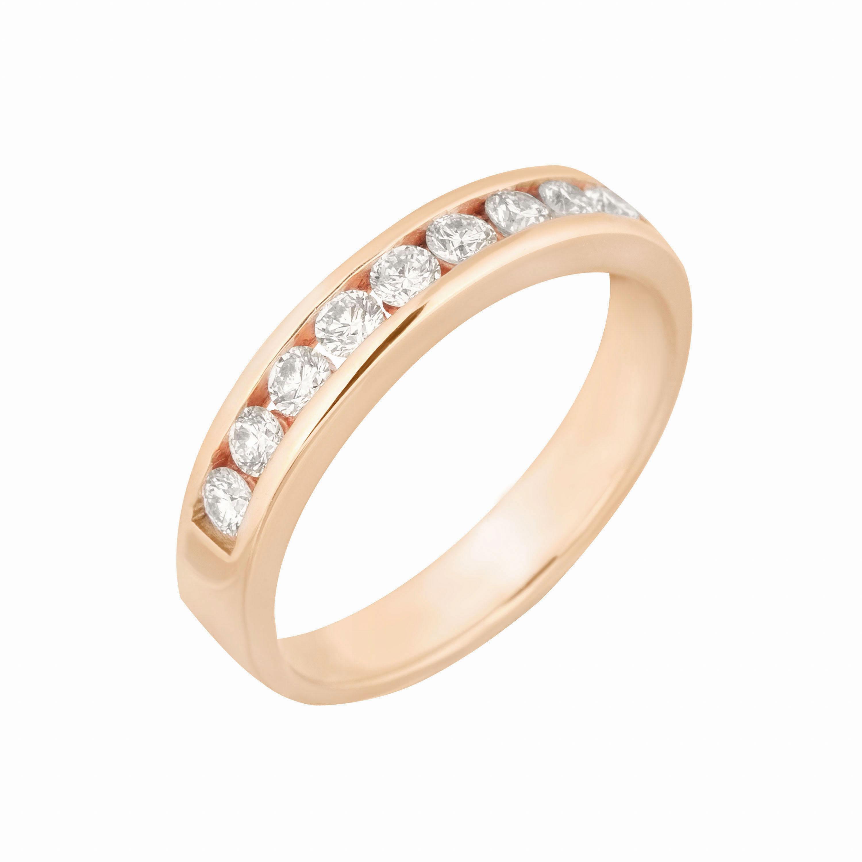 Золотое кольцо с бриллиантами ЭПЛ 585 пробы 3.30 грамм
